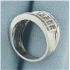 Image 3 : Bar Set Diamond Ring in 10k White Gold