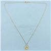 Image 1 : Capricorn Zodicac Necklace in 14k Yellow Gold