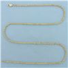 Image 1 : 20 Inch Rope Link Chain Necklace in 14k Yellow Gold