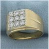 Image 2 : Mens Diamond Ring in 14k Yellow Gold