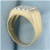 Image 3 : Mens Diamond Ring in 14k Yellow Gold