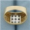 Image 4 : Mens Diamond Ring in 14k Yellow Gold