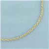 Image 2 : Rope Anklet in 10k Yellow Gold