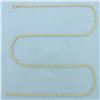 Image 1 : 21 Inch Italian Prince of Wales Chain Link Necklace in 10k Yellow Gold