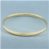 Image 1 : Etched Design Hinged Bangle Bracelet in 14k Yellow Gold
