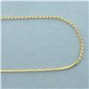 Image 2 : 19 Inch Italian S-Link Chain Link Necklace in 14k Yellow Gold