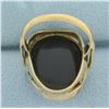 Image 4 : Intaglio Cameo Aphrodite Ring in 10k Yellow Gold