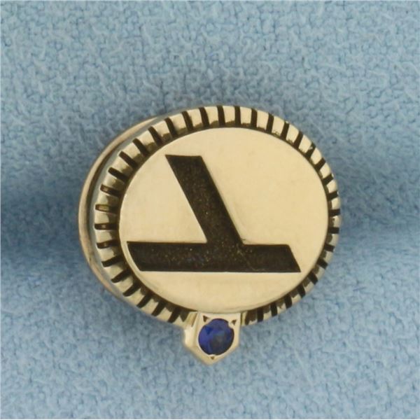 Vintage Eastern Airlines Pin in 10k Yellow Gold