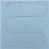 Image 1 : 22 Inch Italian Cable Link Chain Necklace in 14k Yellow Gold