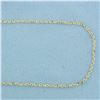 Image 2 : 22 Inch Italian Cable Link Chain Necklace in 14k Yellow Gold