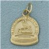 Image 1 : Cardinals Busch Stadium Charm in 10k Yellow Gold