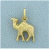 Image 1 : Camel Charm in 14k Yellow Gold