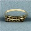 Image 4 : Ruby and Diamond Ring in 14K Yellow Gold