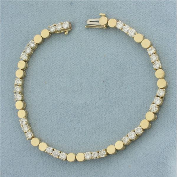 Diamond Tennis Bracelet in 14K Yellow Gold