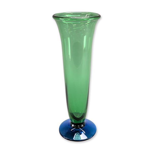 Orrefors Swedish Louise Art Glass Vase