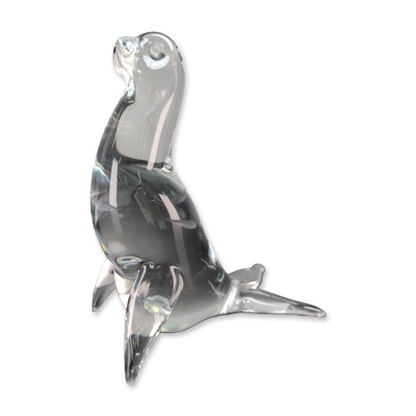 Licio Zanetti Murano Glass Signed Seal Figurine