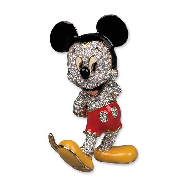 Arribas Brothers Disney Swarovski Jeweled Mickey Mouse Figurine