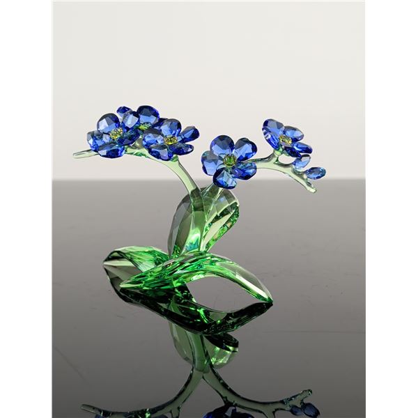 Swarovski Crystal Paradise Flower Figurine, Forget-Me-Not