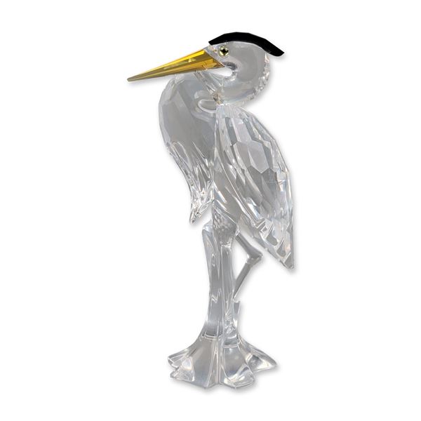 Swarovski Silver Crystal Heron Figurine