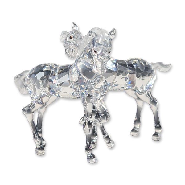 Swarovski Crystal Foals Figurines