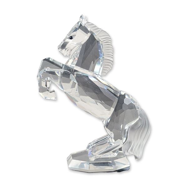 Swarovski Silver Crystal White Stallion