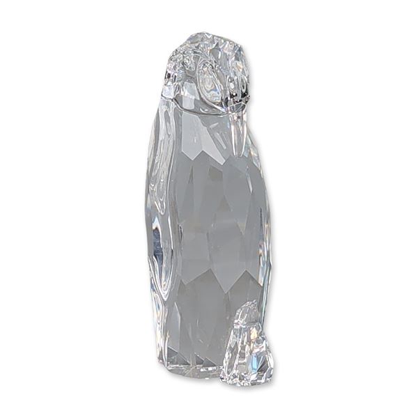 Swarovski Crystal Figurine, Mother Penguin with Baby