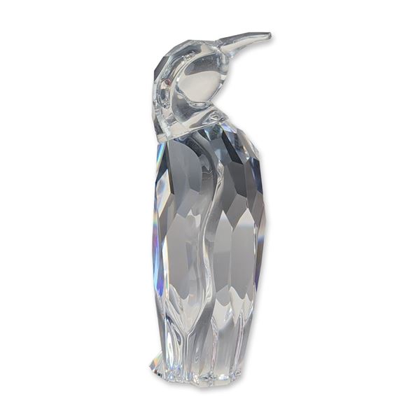 Swarovski Faceted Lead Crystal Penguin Father Figurine