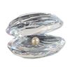 Image 1 : Swarovski Silver Crystal Clam Shell with Pearl