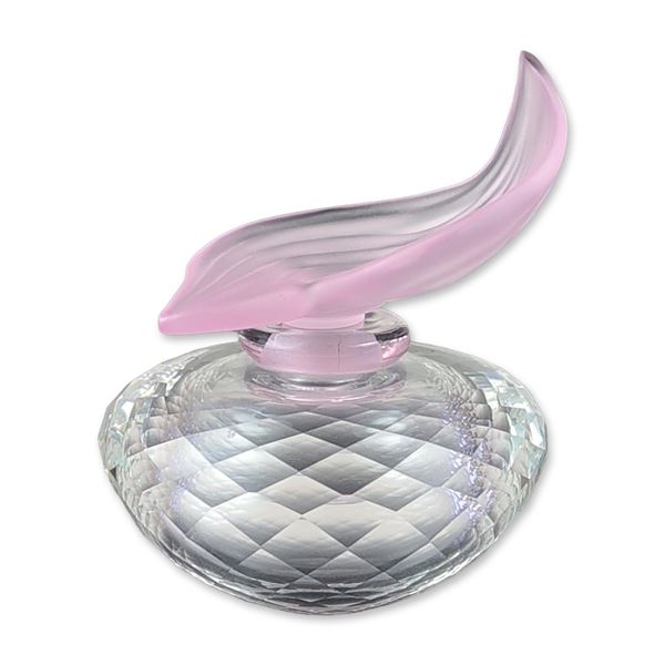 Swarovski Silver Crystal Rose Flacon Perfume Bottle