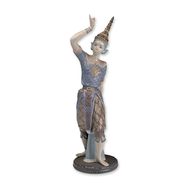 Lladro Porcelain Figurine, Siamese Dancer - Male 01005592