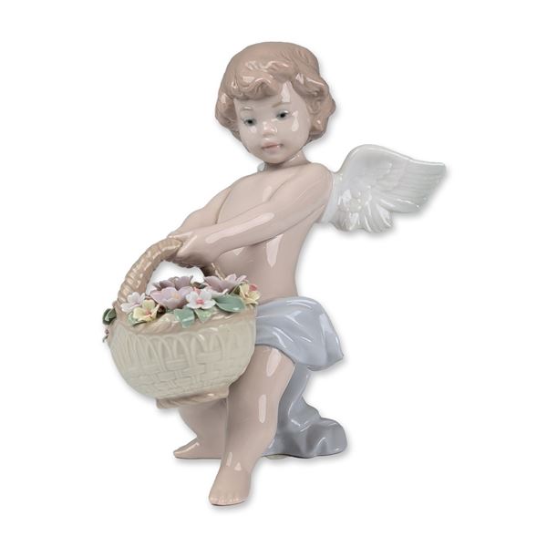Lladro Glazed Porcelain Figurine, Heaven's Harvest 01008676