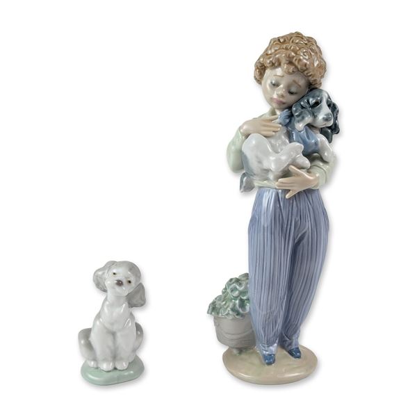 2pc Lladro Collectors Society Porcelain Figurines 1007609 & 1007685
