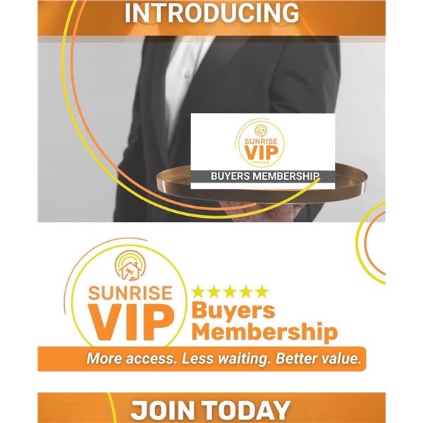 Sunrise VIP Membership