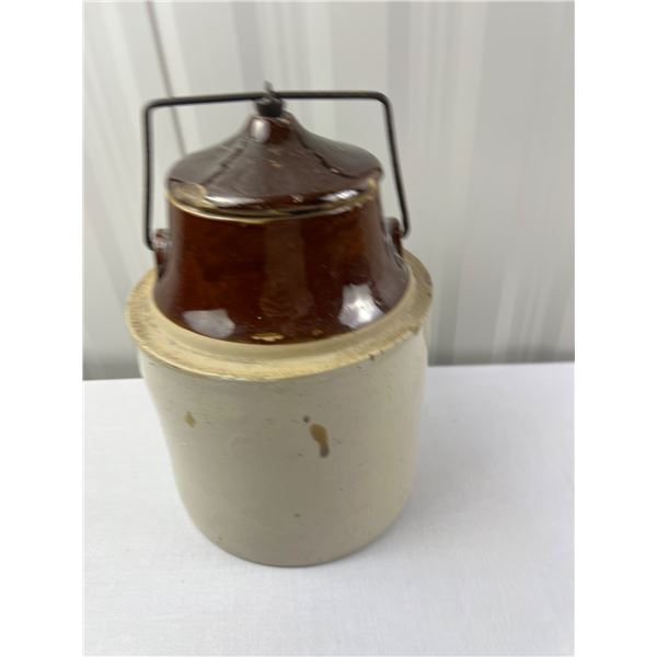 Vintage Lidded Crock