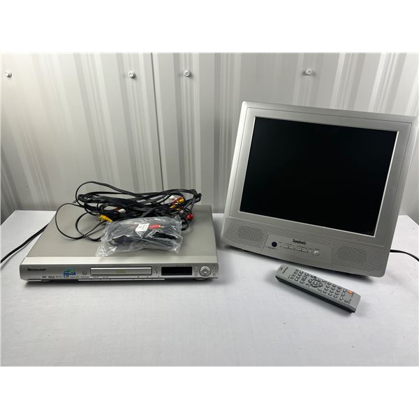 LCD TV with DVD Player