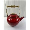Image 2 : Enameled Apple Teapot