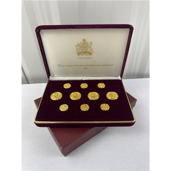 Queen Elizabeth II Button Set