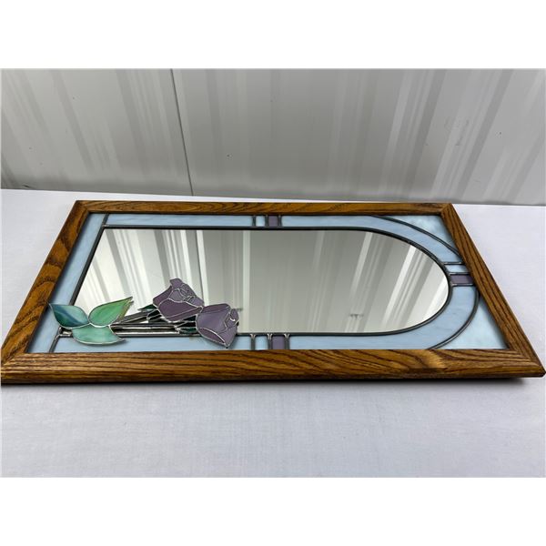 Stained Glass Wall Mirror