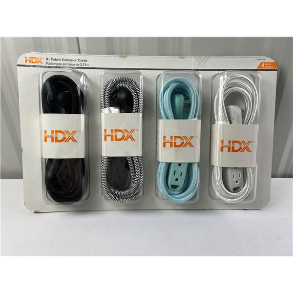HDX 9' Fabric Extension Cords