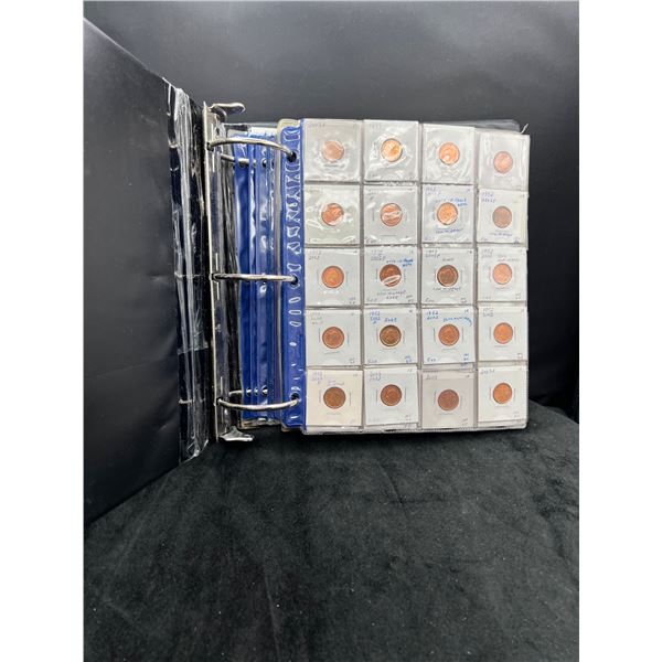 Binder of Canadian Nickels & Pennies