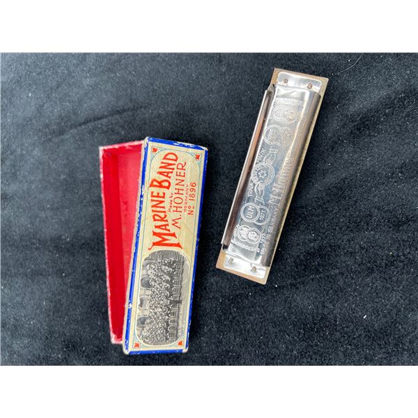 Marine Band Harmonica by M. Hohner