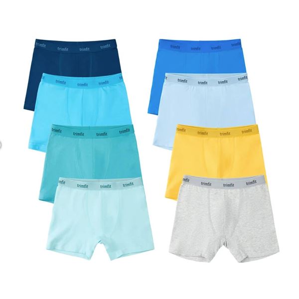 Trimfit Boys Boxer Briefs 8-Pack XS/TP 4/5