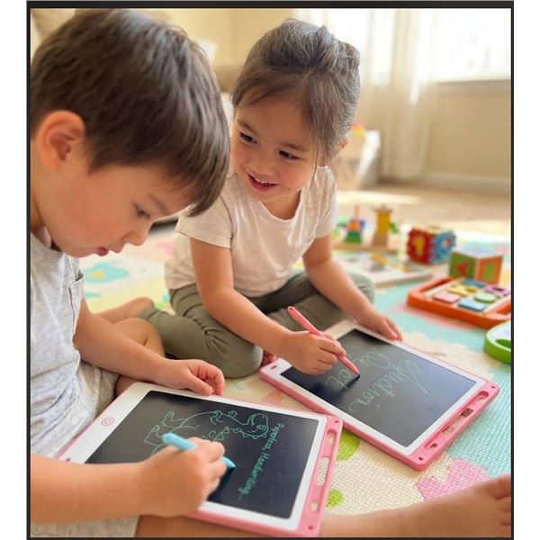 Lot of 2 - 10-Inch LCD Writing Tablets Pink