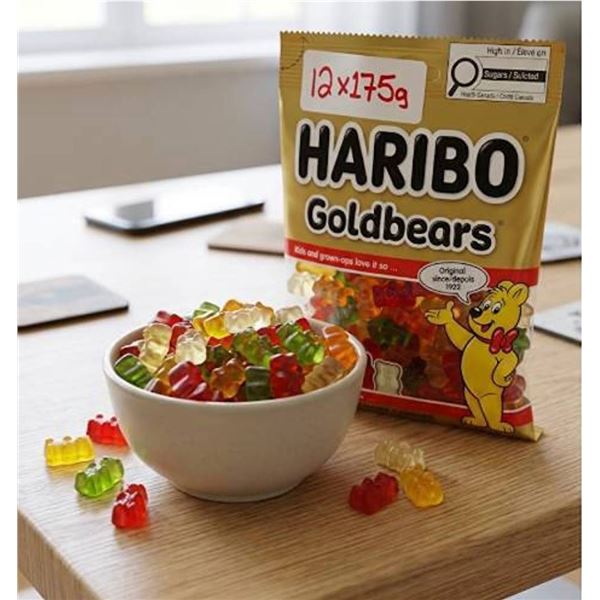 Haribo Goldbears Gummy Candy 12 Pack x 175g