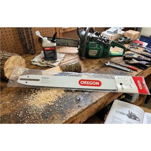 Lot of 2 - Oregon 180SDEA041 18" Chainsaw Guide Bars