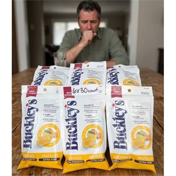 Buckley's Extra Strength Lozenges 6x30ct