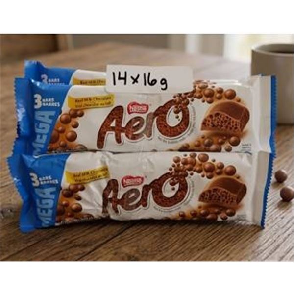 NestlÃ© Aero Milk Chocolate Bars 14 x 16g