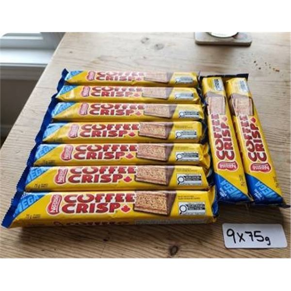 NestlÃ© Coffee Crisp Bars 9 x 75g