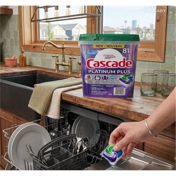 Cascade Platinum Plus Dishwasher Detergent 81