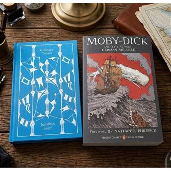 Penguin Classics Book Pair: Moby-Dick, Gulliv